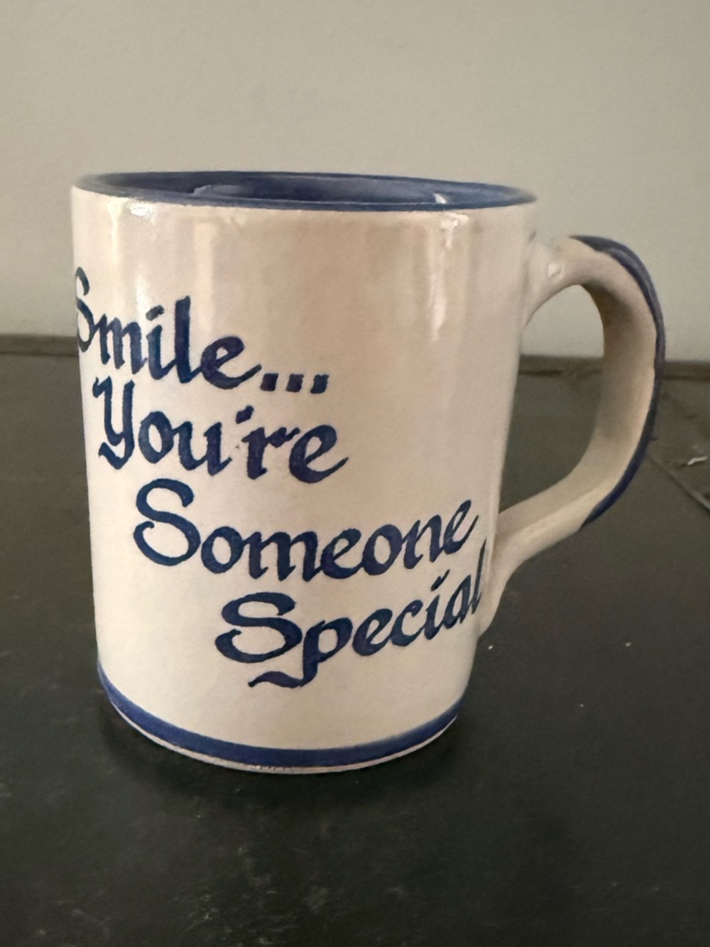 Nanz & Kraft Florists Louisville Stoneware Smile Mug, 12 ounce,
